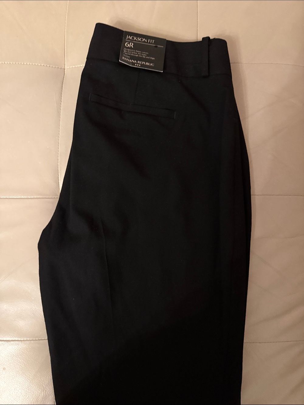Banana Republic Jackson Fit Black Dress Pants – Size 6R – New With Tags